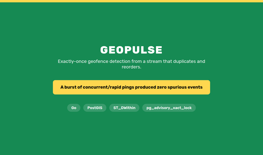 geopulse — GPS Fleet-Tracking Backend