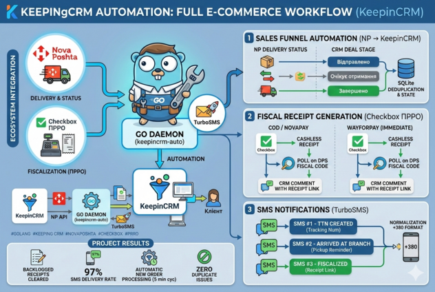 KeepinCRM automation